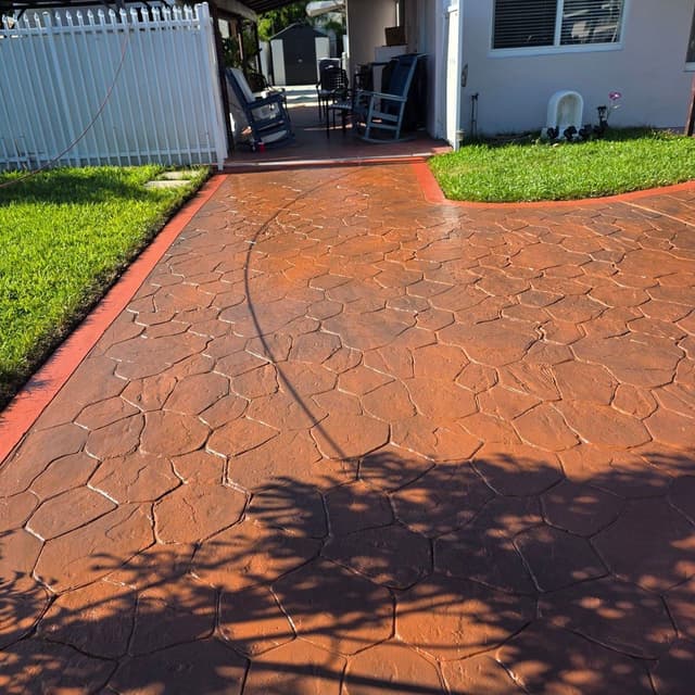 Espinosa Concrete, Inc. — concrete driveway, patio and decorative concrete work in South Florida, project photo 89