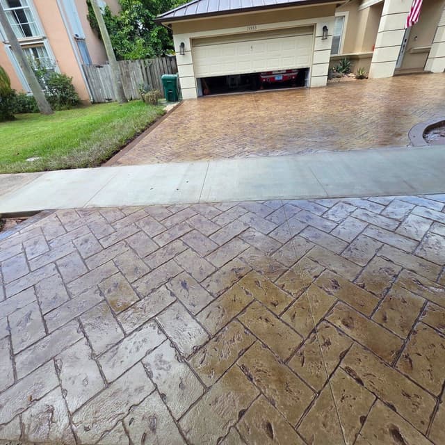 Espinosa Concrete, Inc. — concrete driveway, patio and decorative concrete work in South Florida, project photo 80