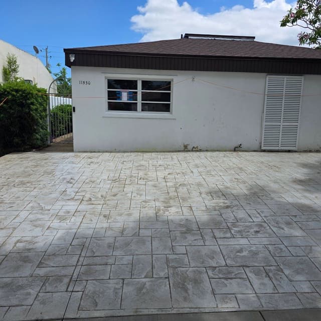 Espinosa Concrete, Inc. — concrete driveway, patio and decorative concrete work in South Florida, project photo 77