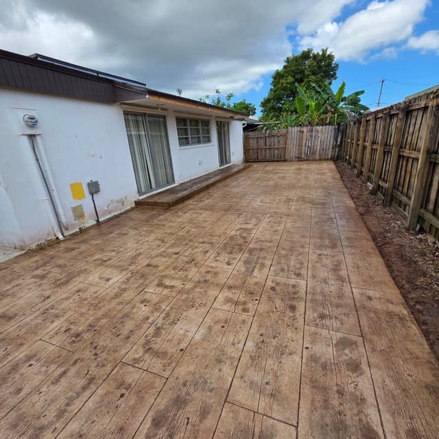 Espinosa Concrete, Inc. — concrete driveway, patio and decorative concrete work in South Florida, project photo 76