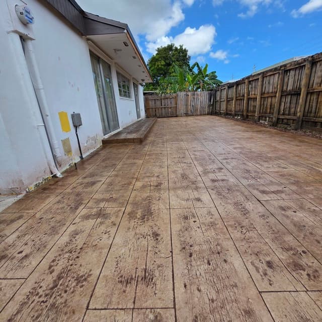 Espinosa Concrete, Inc. — concrete driveway, patio and decorative concrete work in South Florida, project photo 75