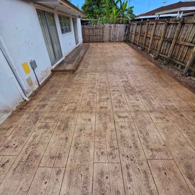 Espinosa Concrete, Inc. — concrete driveway, patio and decorative concrete work in South Florida, project photo 73