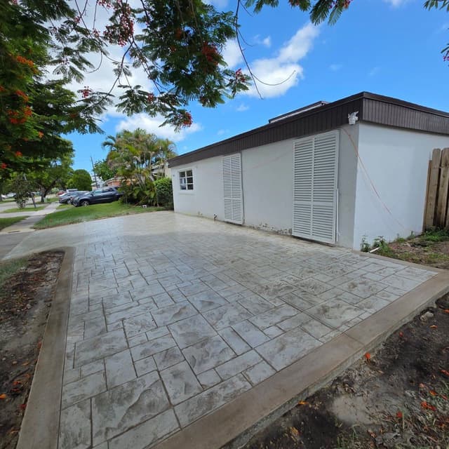 Espinosa Concrete, Inc. — concrete driveway, patio and decorative concrete work in South Florida, project photo 71