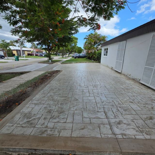 Espinosa Concrete, Inc. — concrete driveway, patio and decorative concrete work in South Florida, project photo 70