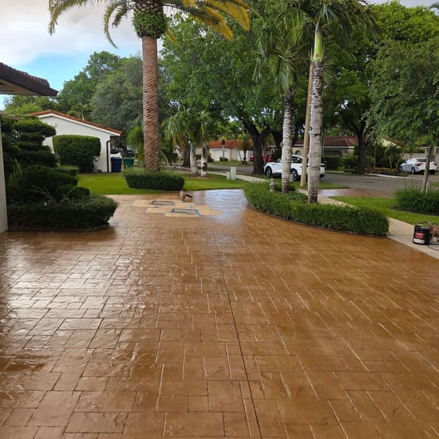 Espinosa Concrete, Inc. — concrete driveway, patio and decorative concrete work in South Florida, project photo 66