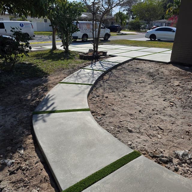 Espinosa Concrete, Inc. — concrete driveway, patio and decorative concrete work in South Florida, project photo 14